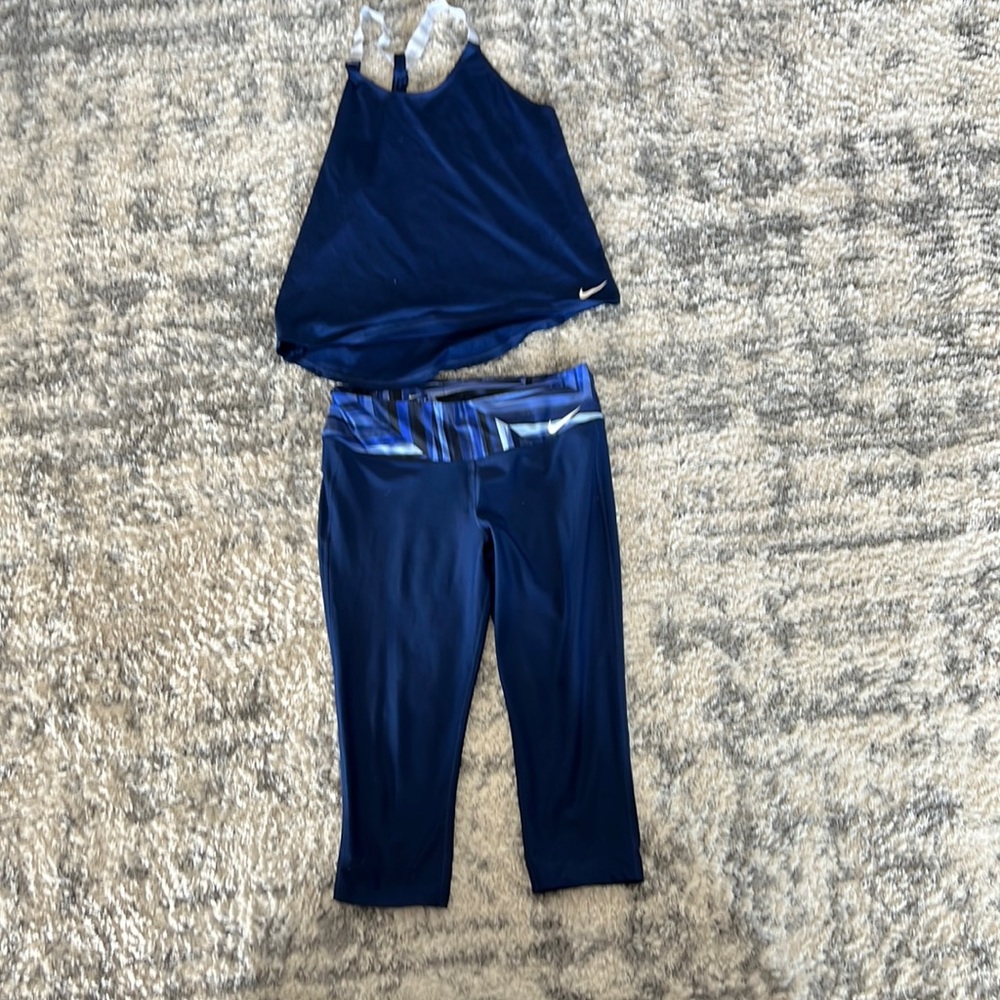 Nike Workout Leggings and Racerback top